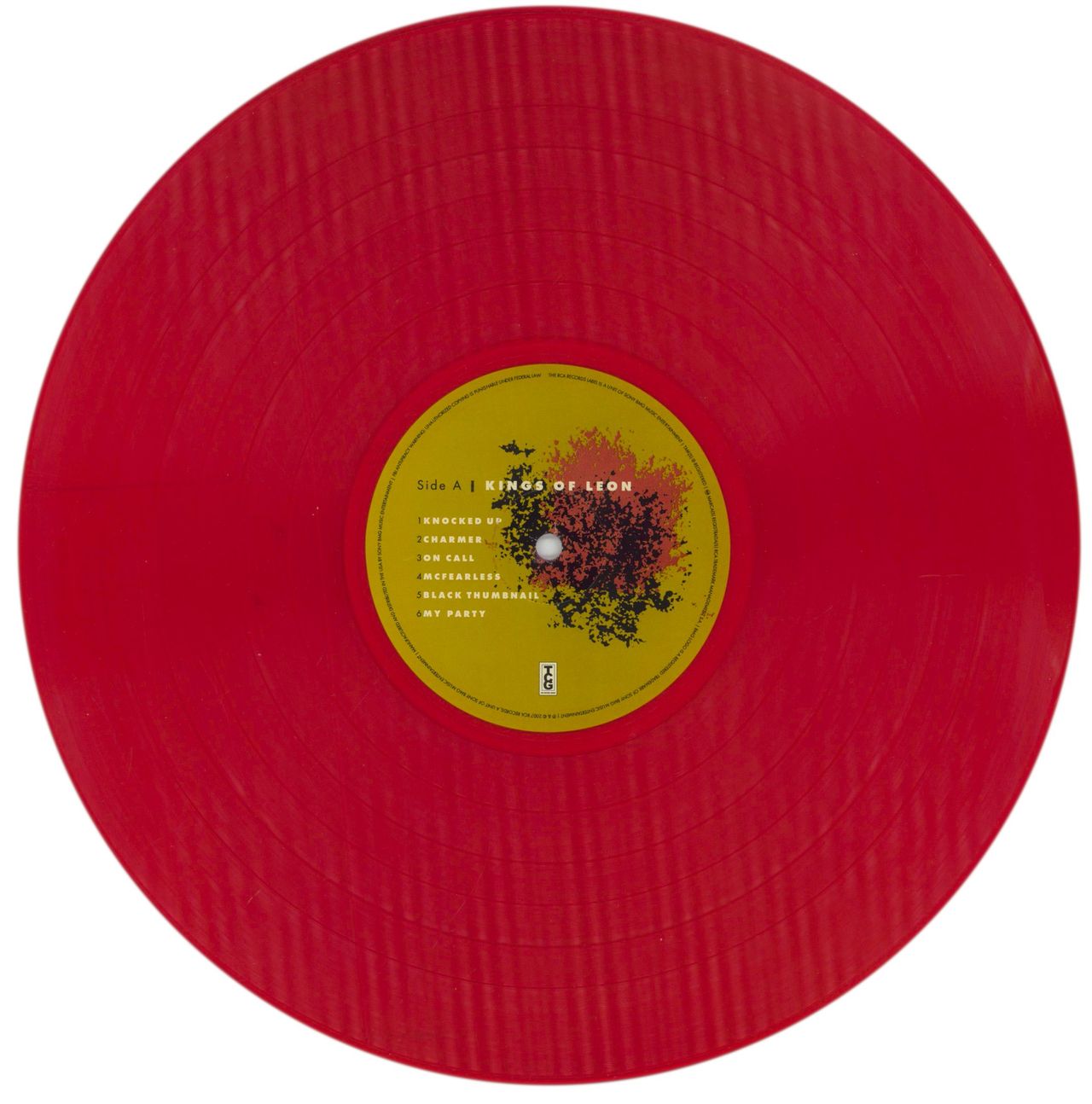 Kings Of Leon Because Of The Times - Red Vinyl - Shrink US Vinyl LP