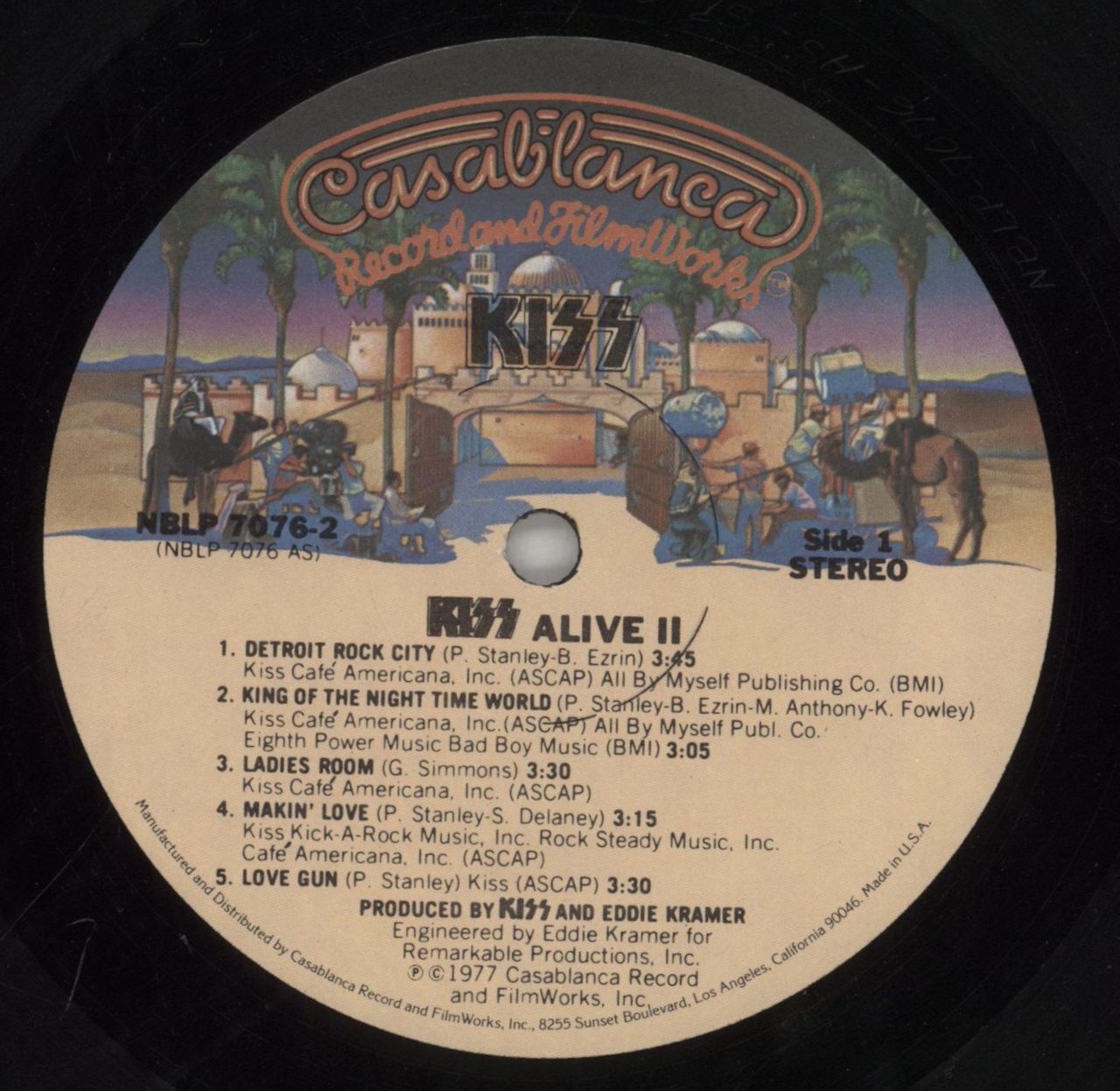 Kiss Alive II - EX US 2-LP vinyl set
