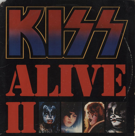 Kiss Alive II - EX US 2-LP vinyl set