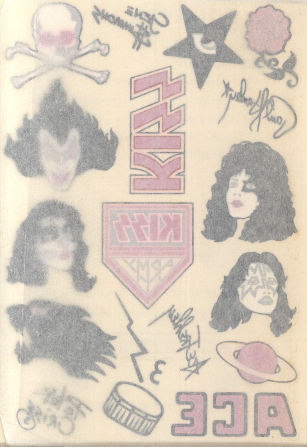Kiss Alive II + Booklet + Tattoos - EX UK 2-LP vinyl set