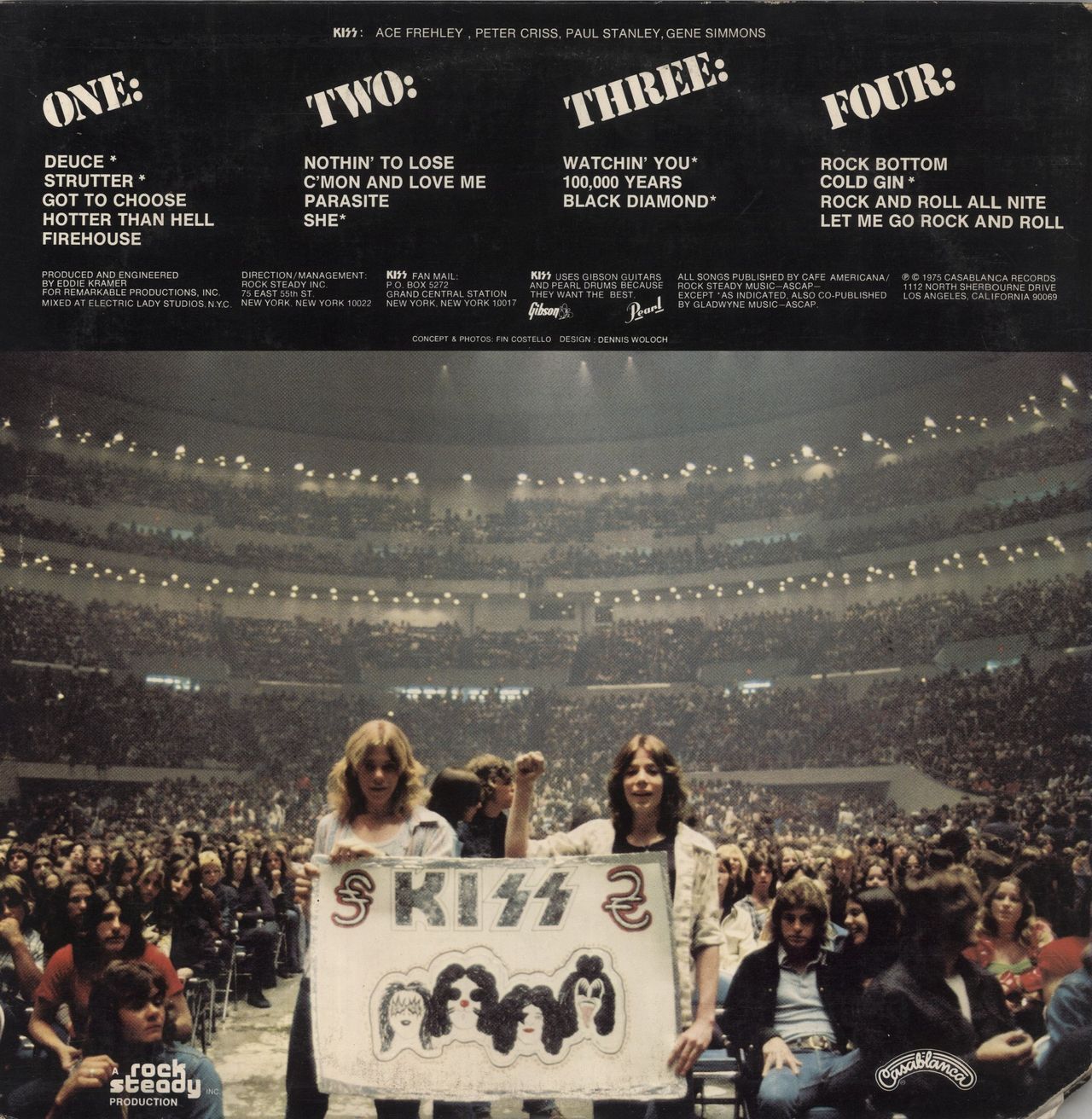 Kiss Alive! + Booklet - Tan Filmworks Labels US 2-LP vinyl set