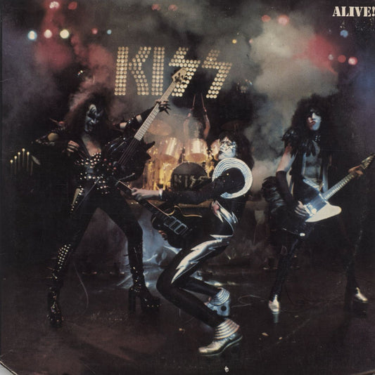Kiss Alive! + Booklet - Tan Filmworks Labels US 2-LP vinyl set