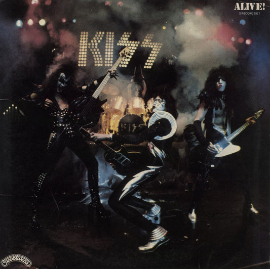 Kiss Alive! - Translucent Red Vinyl - VG UK 2-LP vinyl set