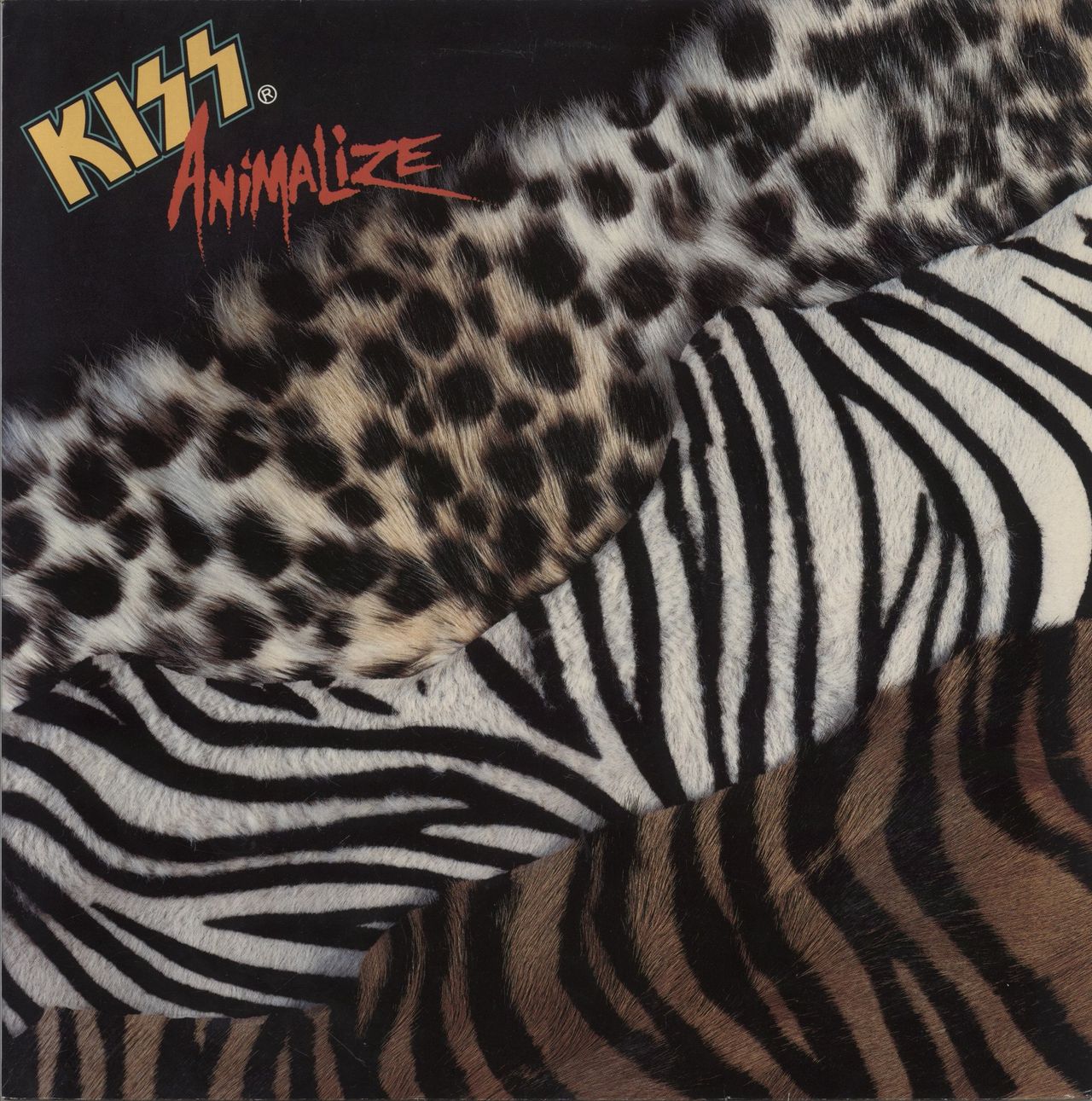 Kiss Animalize UK Promo Vinyl LP