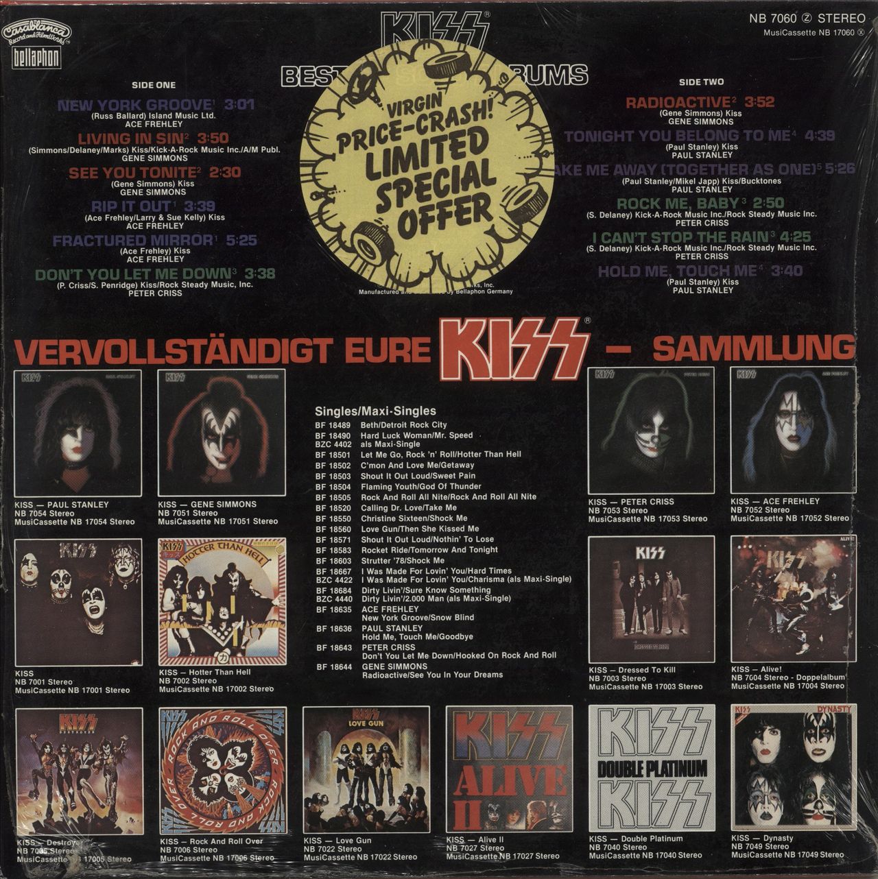 Kiss Best Of Solo Albums - 1st German Vinyl LP