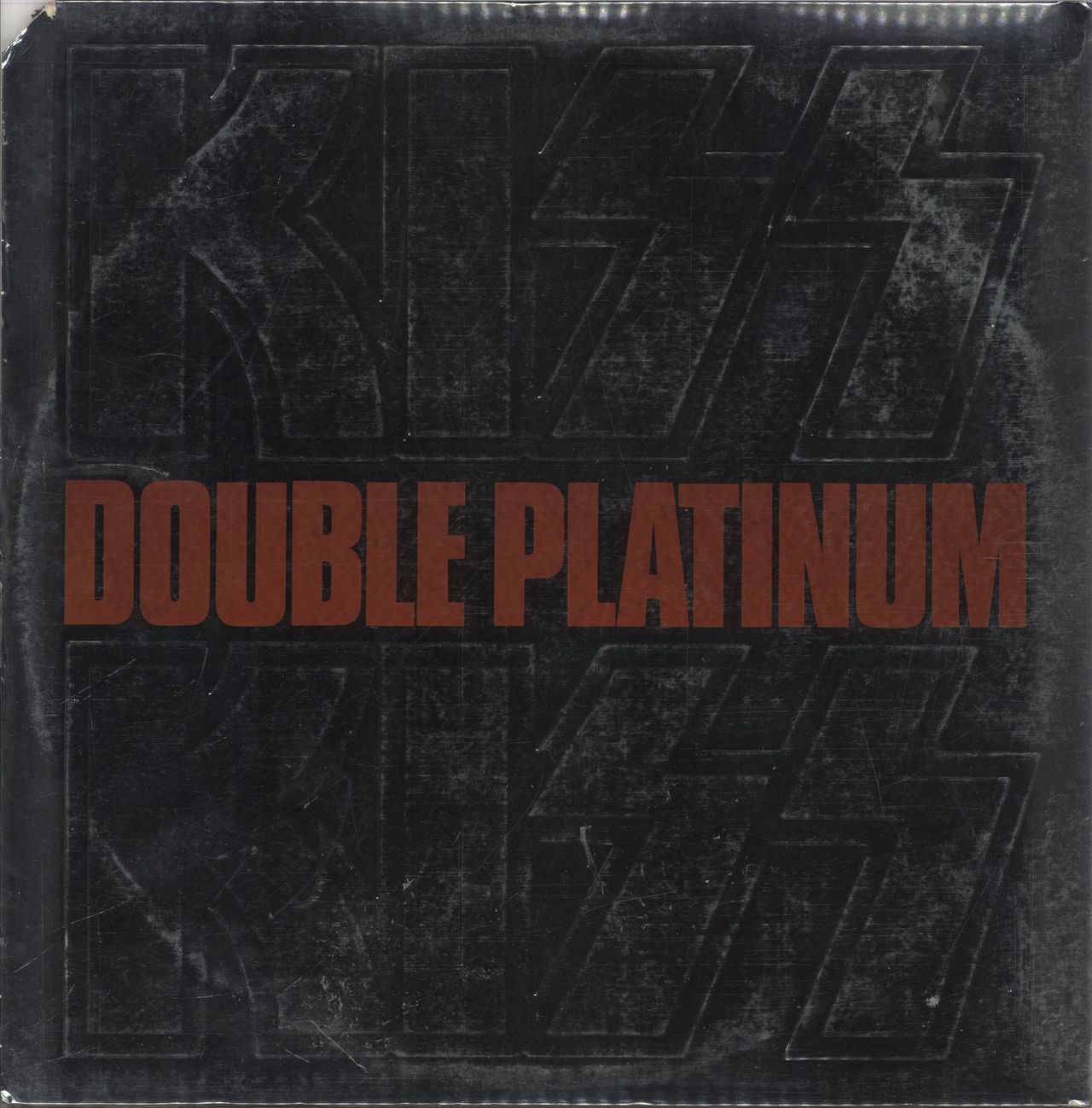 Kiss Double Platinum + Award & Merchandise Insert - EX US 2-LP vinyl set