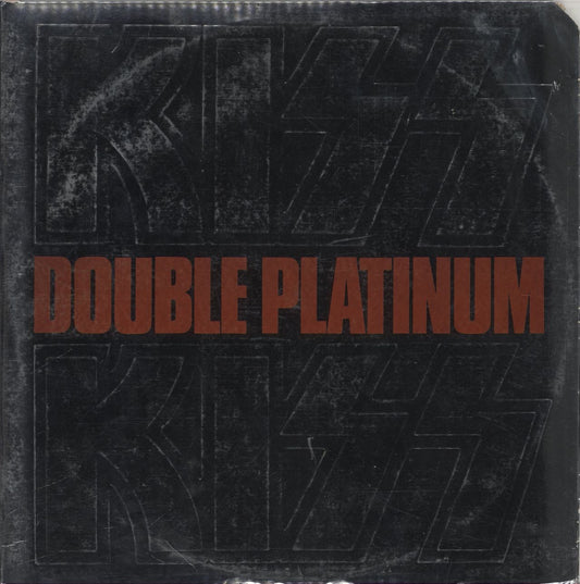 Kiss Double Platinum + Award & Merchandise Insert - EX US 2-LP vinyl set