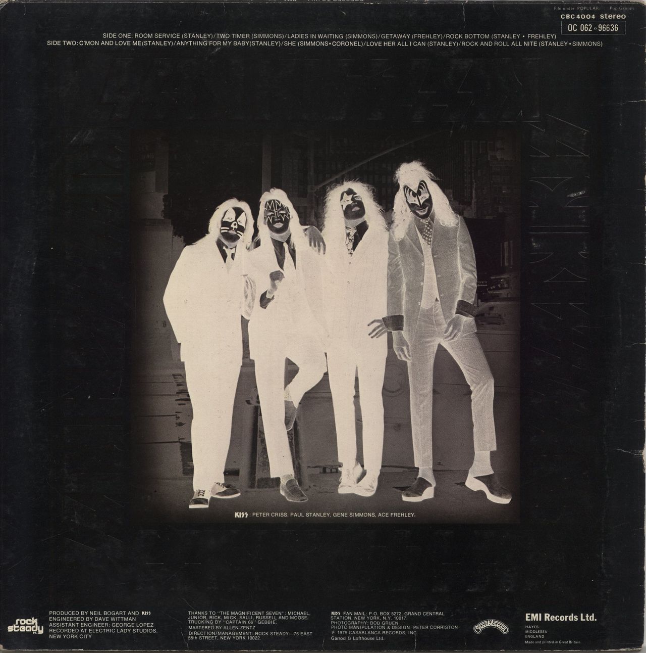 Kiss Dressed To Kill - 1st - EX UK Vinyl LP