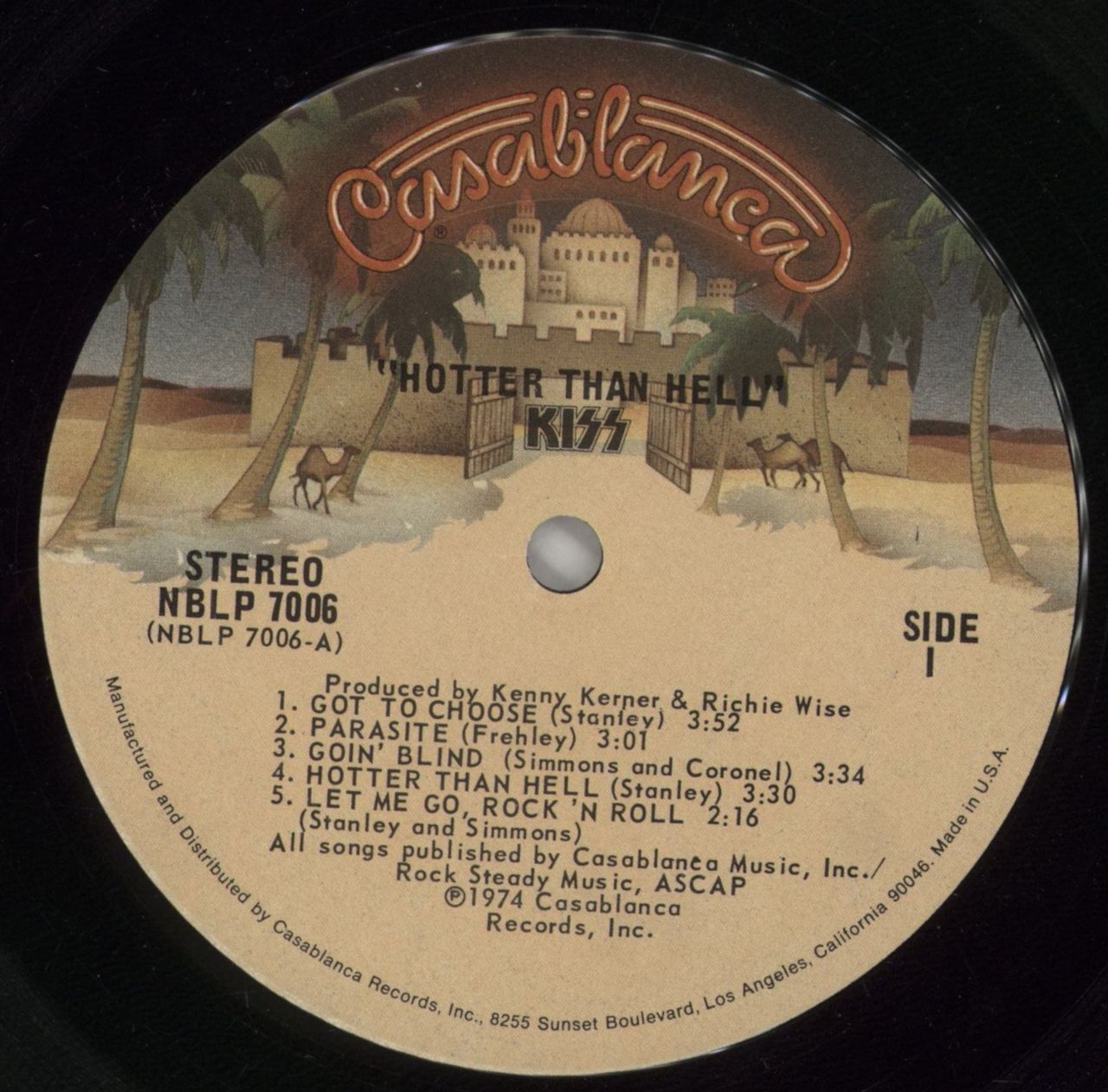 Kiss Hotter Than Hell US Vinyl LP