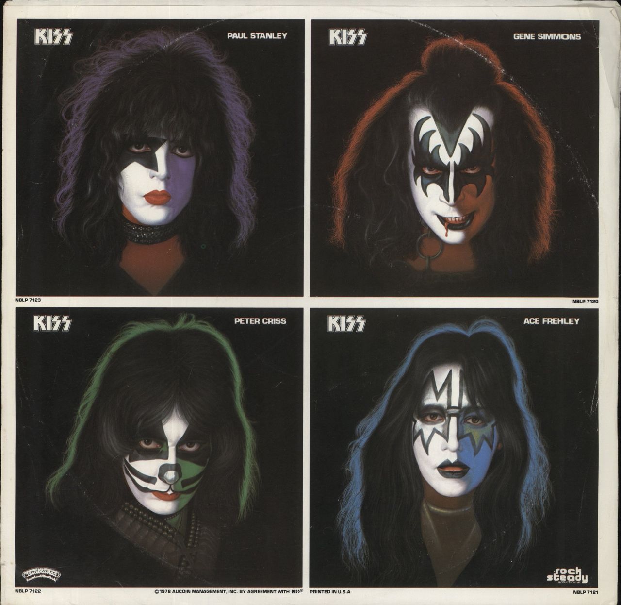 Kiss Paul Stanley + Mural Poster - Shrink US Vinyl LP