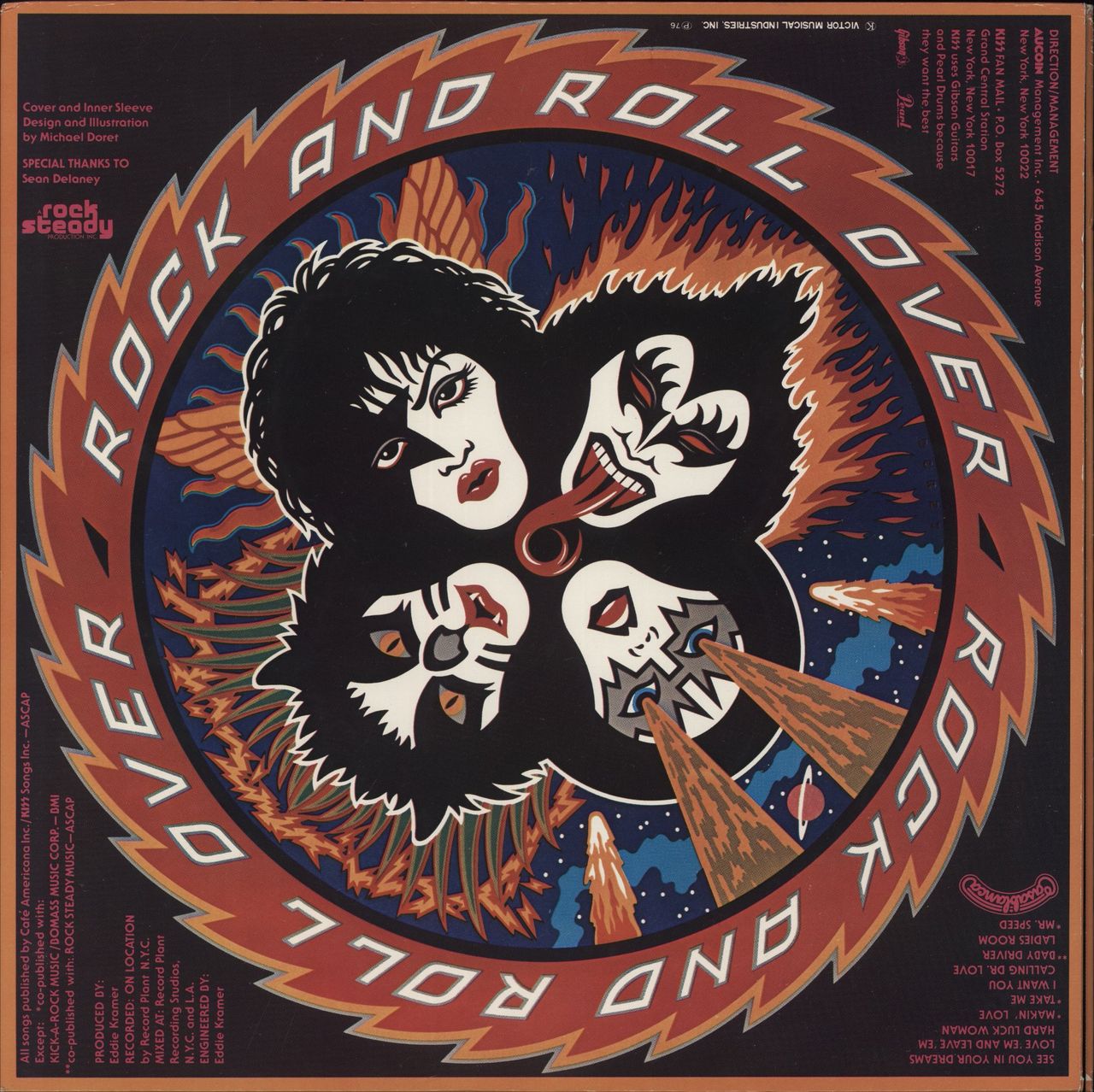 Kiss Rock And Roll Over - Complete + Double Obi Japanese Vinyl LP