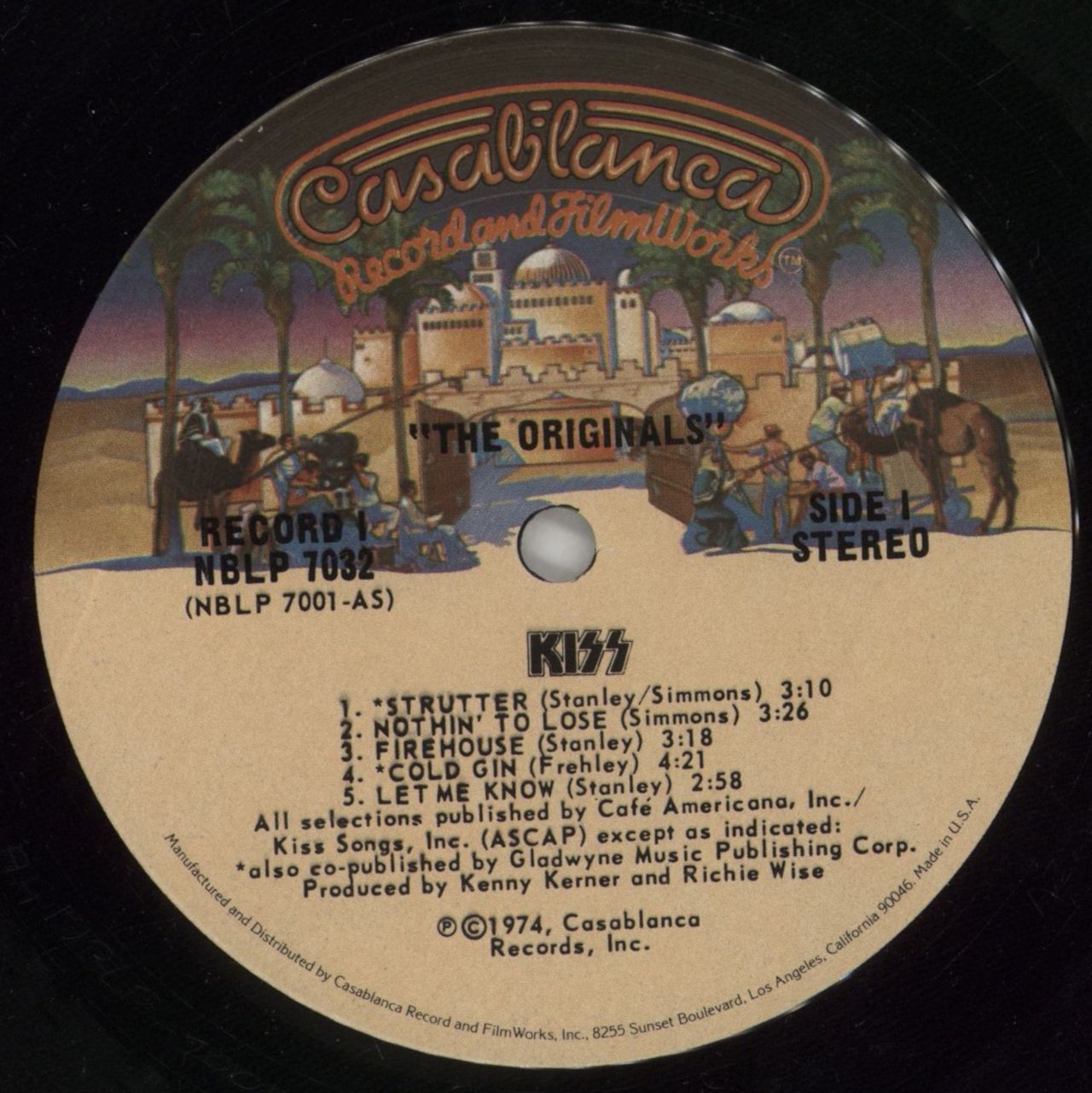 Kiss The Originals - Second Printing US Vinyl LP