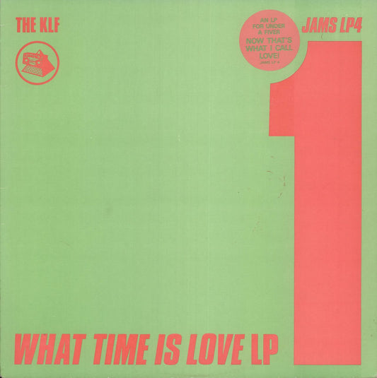 KLF What Time Is Love LP - Song Hype Sticker - EX UK Vinyl LP