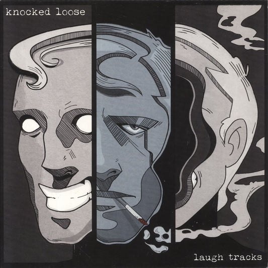 Knocked Loose Laugh Tracks - Black, Blue & White Smash Vinyl US Vinyl LP