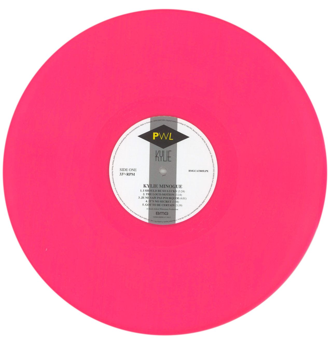 Kylie Minogue Kylie - Neon Pink Vinyl 35th Anniversary Edition UK Vinyl LP