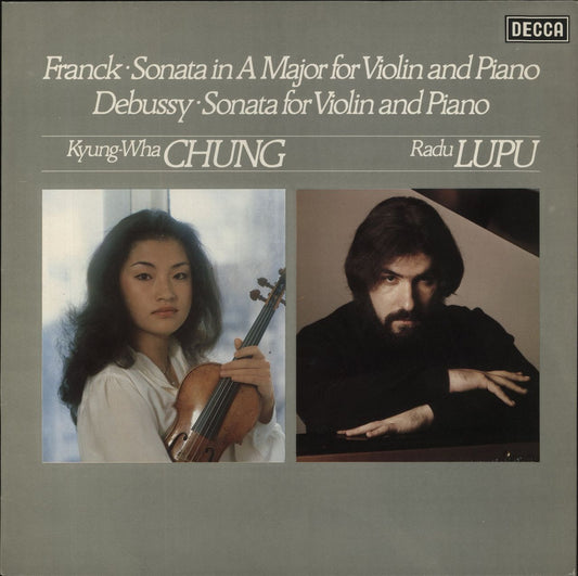 Kyung-Wha Chung Franck: Sonata For Violin & Piano In A Major / Debussy: Sonata For Violin & Piano Dutch Vinyl LP