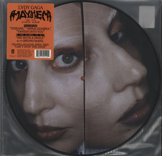 Lady Gaga Mayhem 162 - Exclusive Picture Disc + Autographed Artcard US Picture disc LP