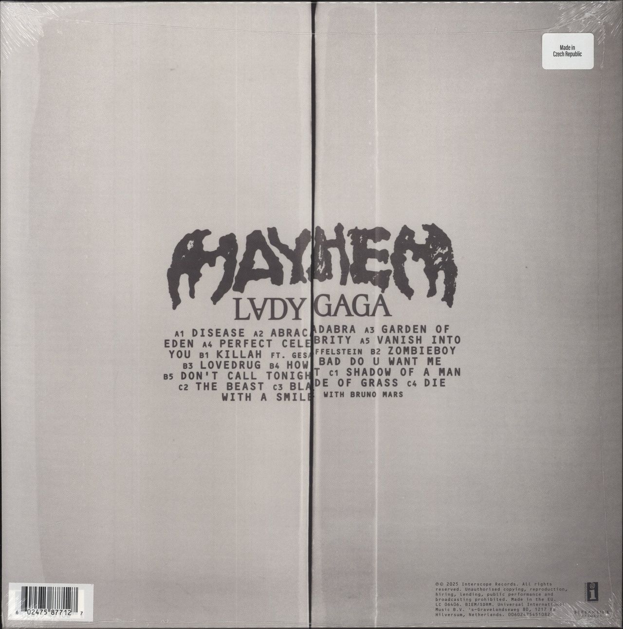 Lady Gaga MAYHEM - Webstore Exclusive - Hot Pink Vinyl - Sealed UK 2-LP vinyl set
