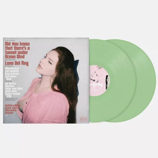 Lana Del Rey - Did You Know That There's A Tunnel Under Ocean Blvd - Green Vinyl LP Record