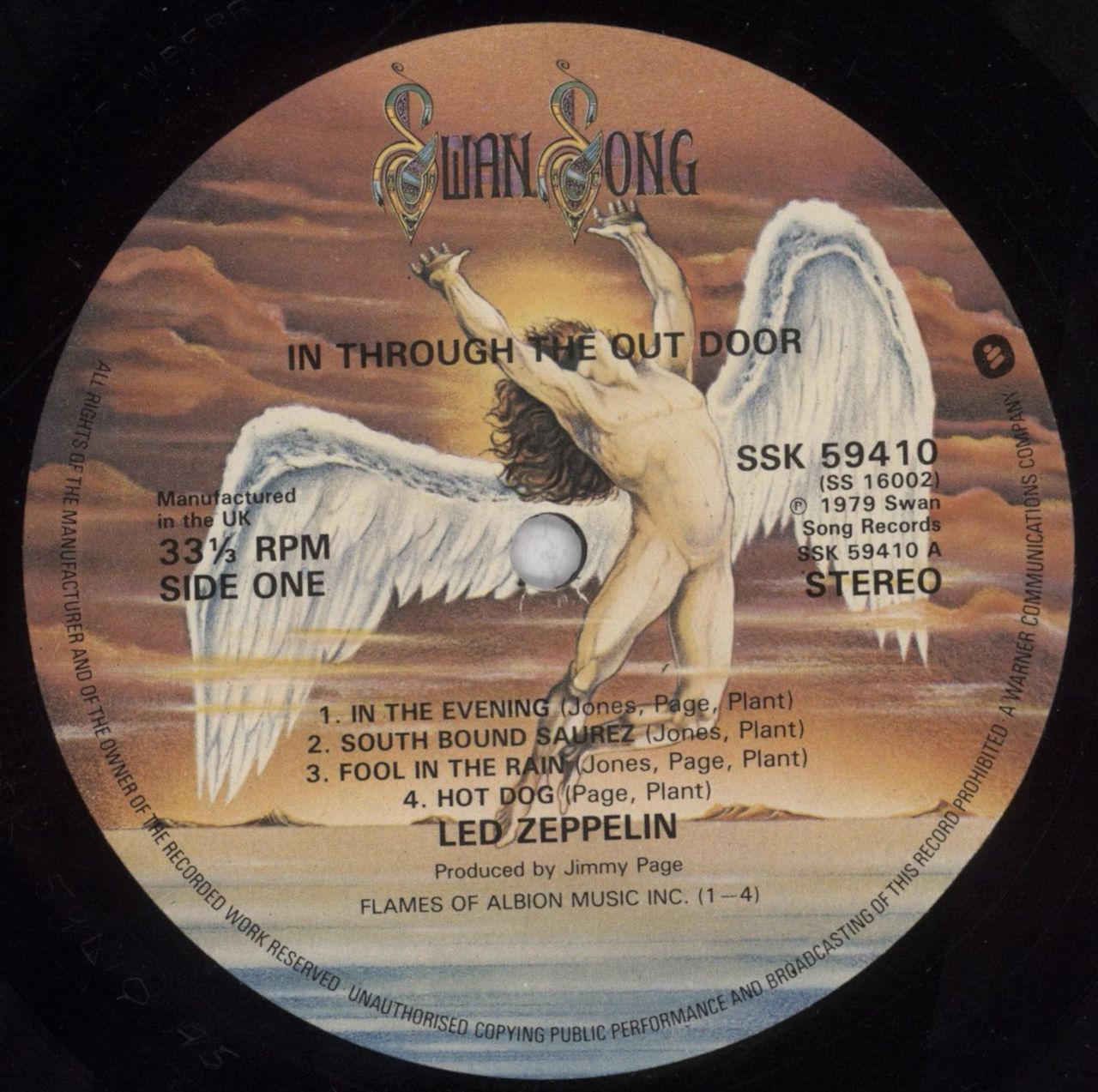 Led Zeppelin In Through The Out Door - 1st D - Complete - EX UK Vinyl LP