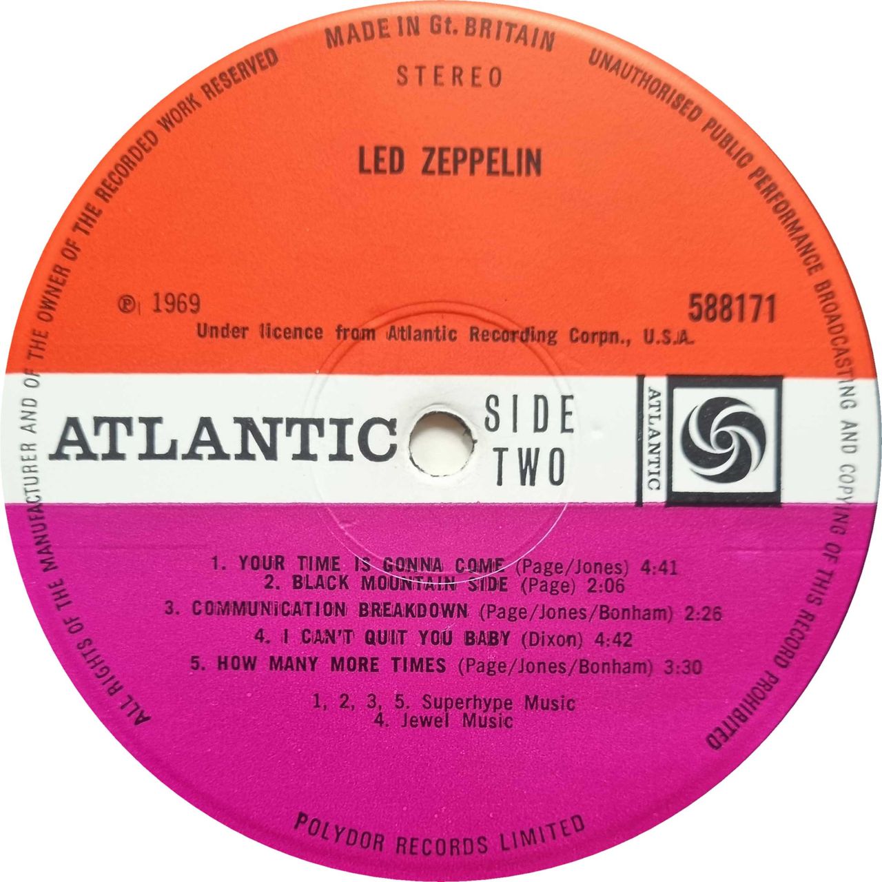 Led Zeppelin Led Zeppelin - 1st [A] - VG UK Vinyl LP