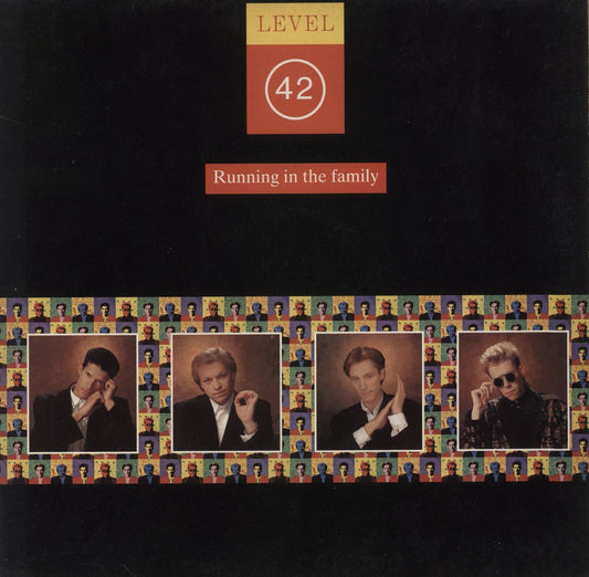 Level 42 Running In The Family - Merch Insert UK Vinyl LP