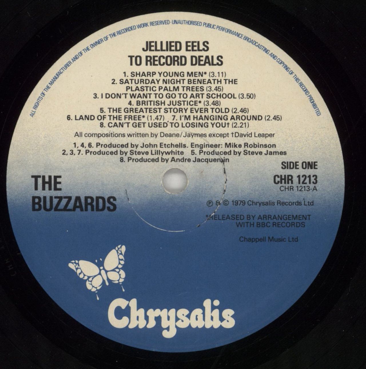 Leyton Buzzards Jellied Eels To Record Deals - EX UK Vinyl LP
