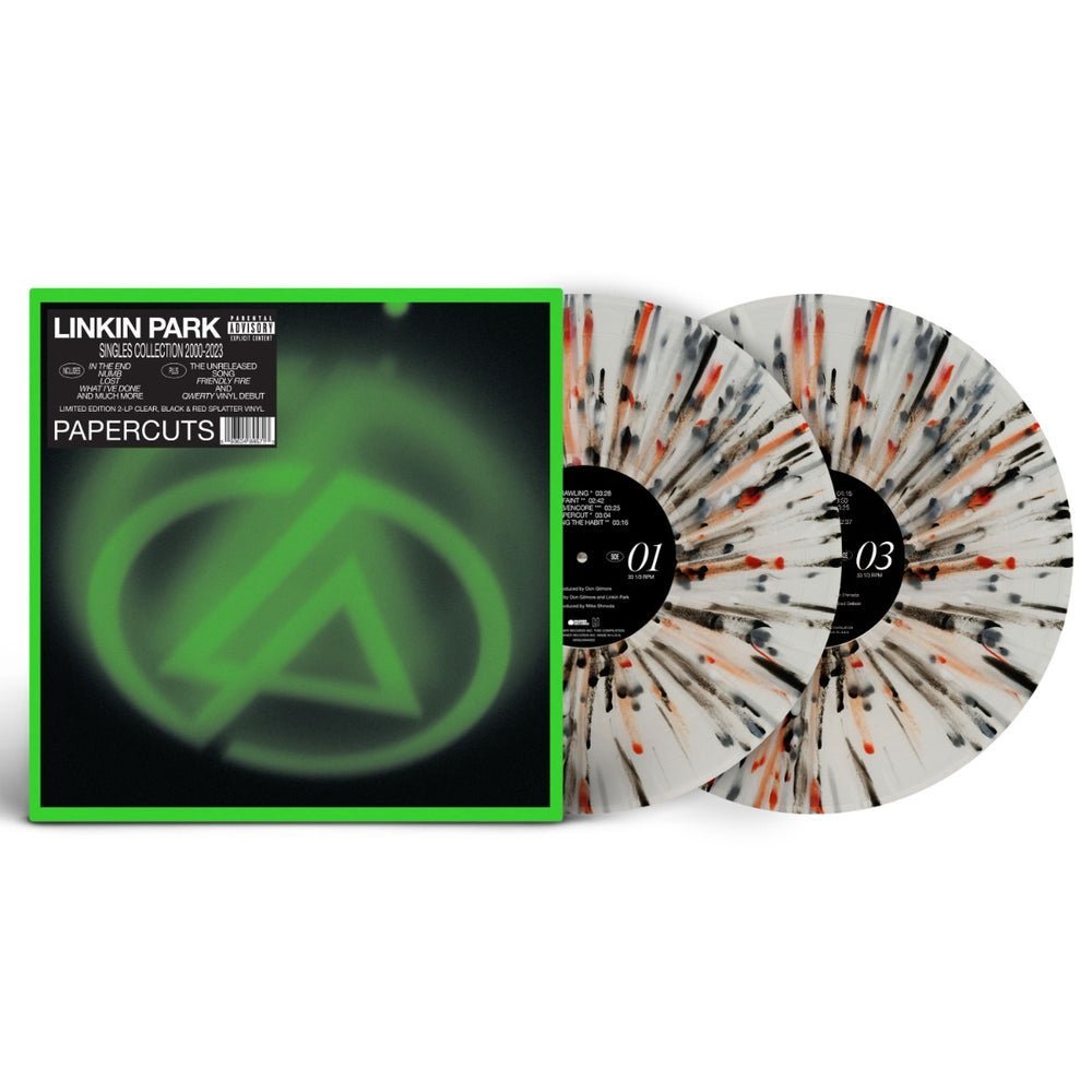 Linkin Park - Papercuts - Black & Red Splatter Vinyl LP Record