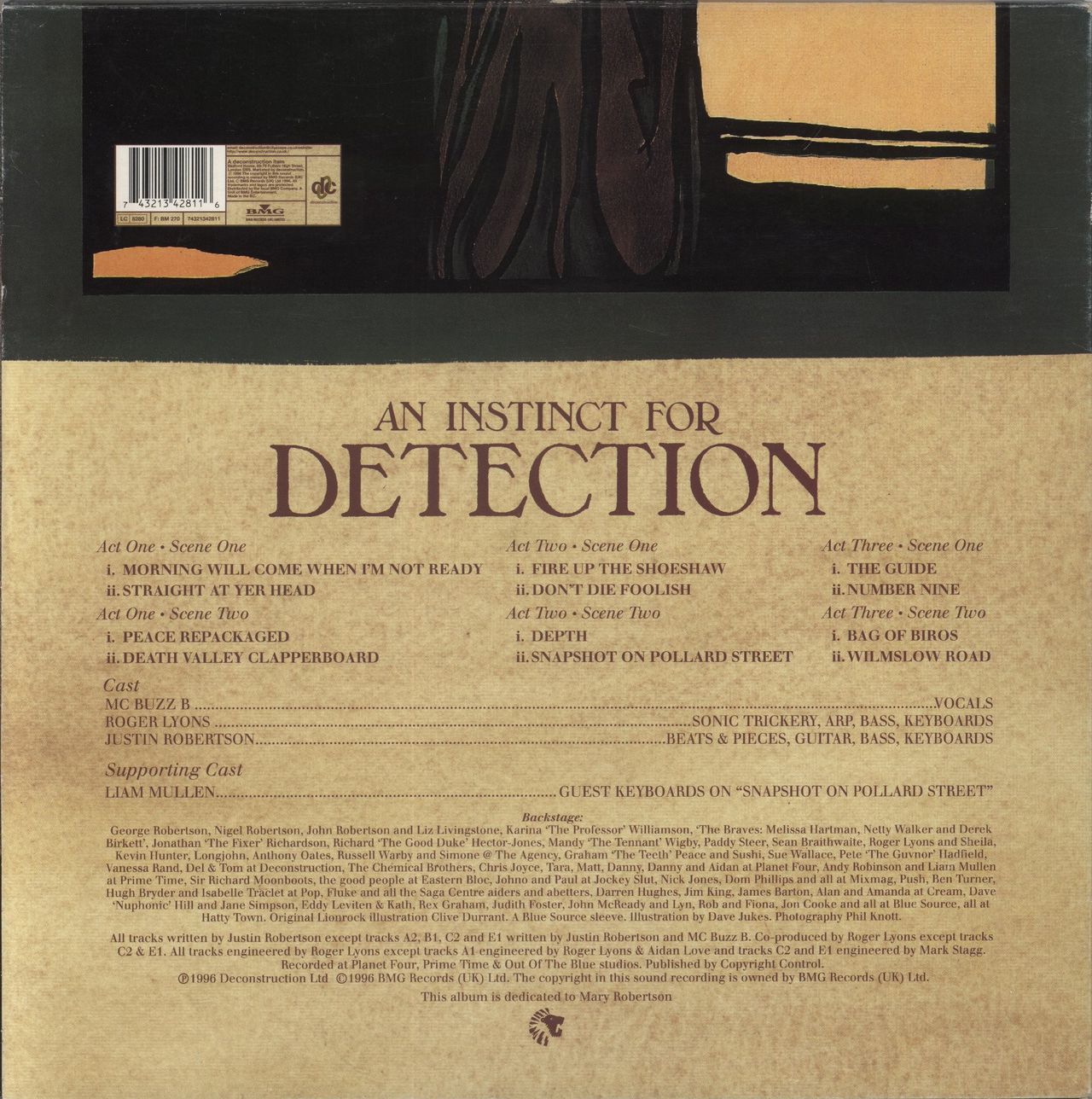 Lionrock An Instinct For Detection UK 3-LP vinyl set