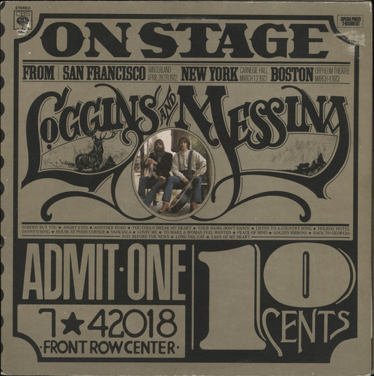 Loggins & Messina On Stage - EX UK 2-LP vinyl set