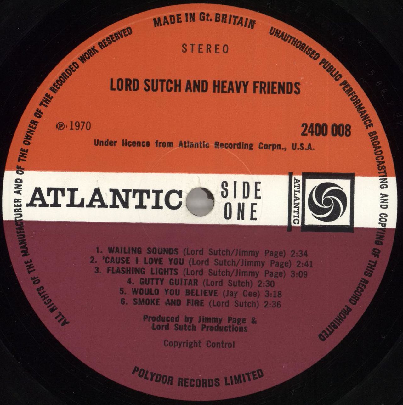 Lord Sutch Lord Sutch And Heavy Friends UK Vinyl LP