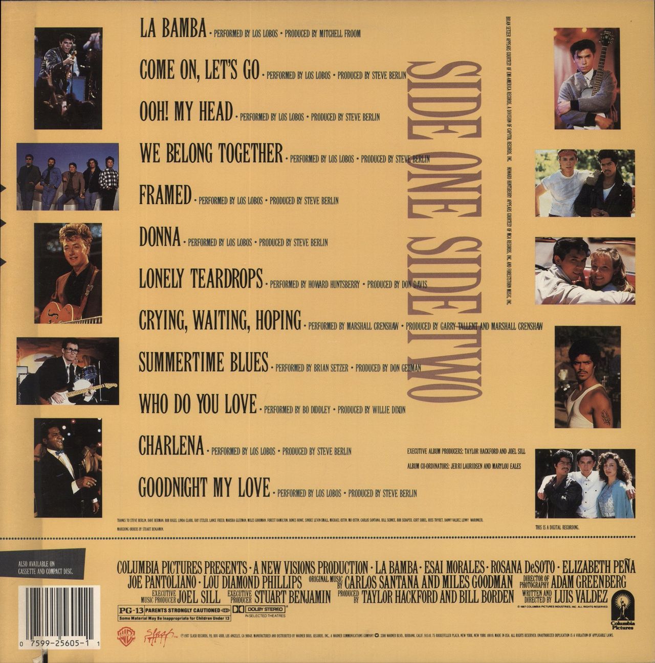 Los Lobos La Bamba US Vinyl LP