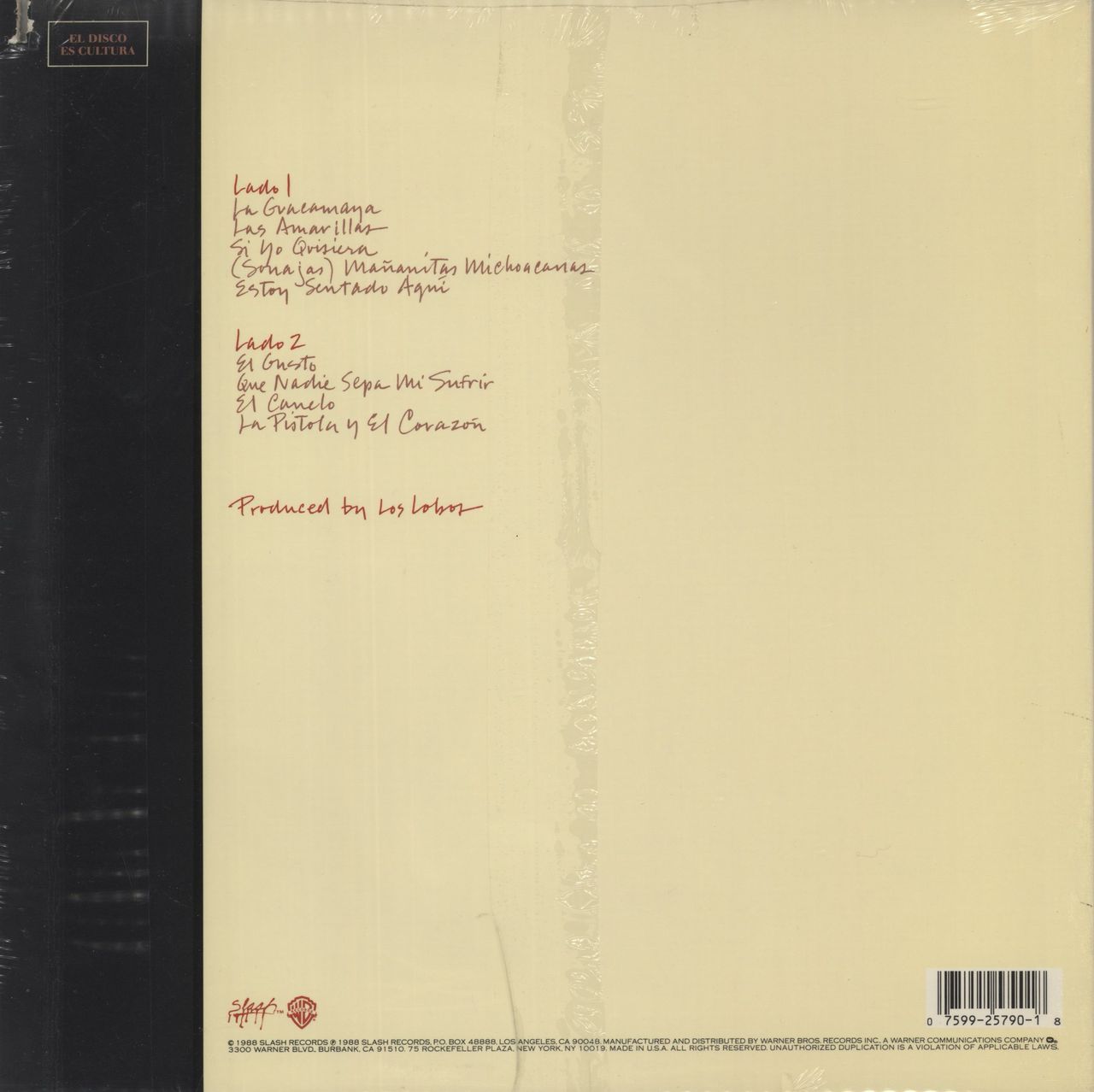 Los Lobos La Pistola Y El Corazon - Sealed US Vinyl LP