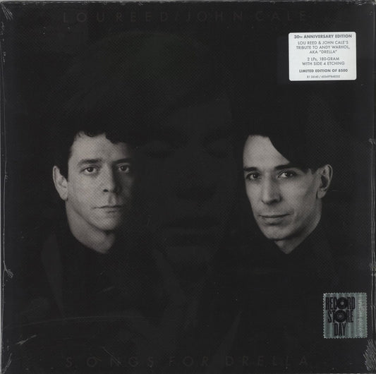 Lou Reed Songs For Drella - 30th Anniversary Edition - Etched - Sealed US 2-LP vinyl set