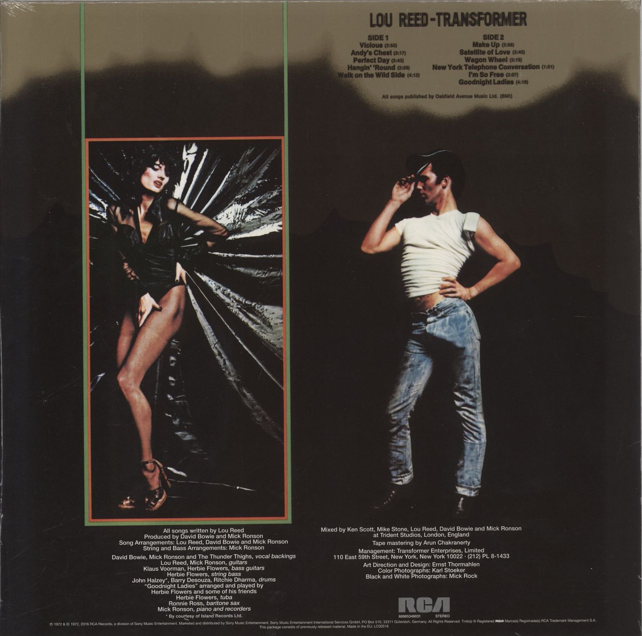 Lou Reed Transformer: Remastered - Sealed UK Vinyl LP