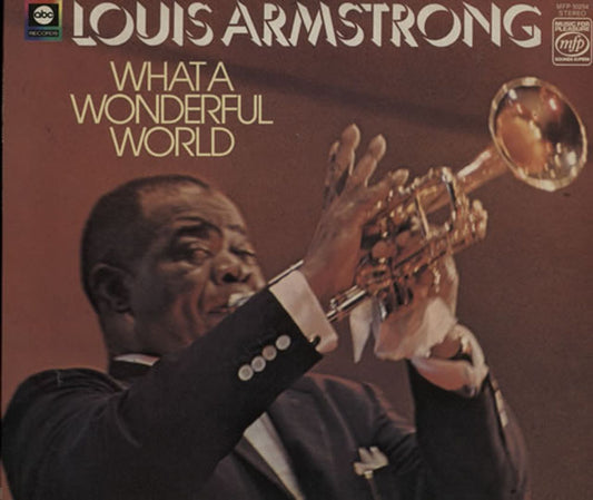 Louis Armstrong What A Wonderful World UK Vinyl LP