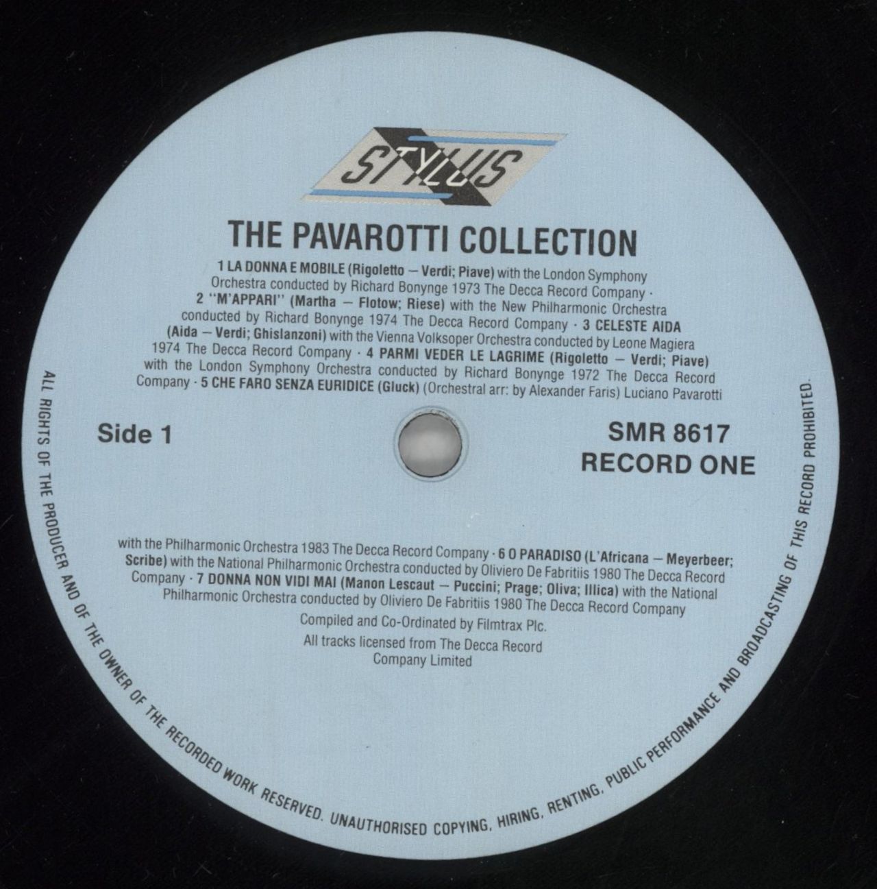 Luciano Pavarotti The Pavarotti Collection UK 2-LP vinyl set