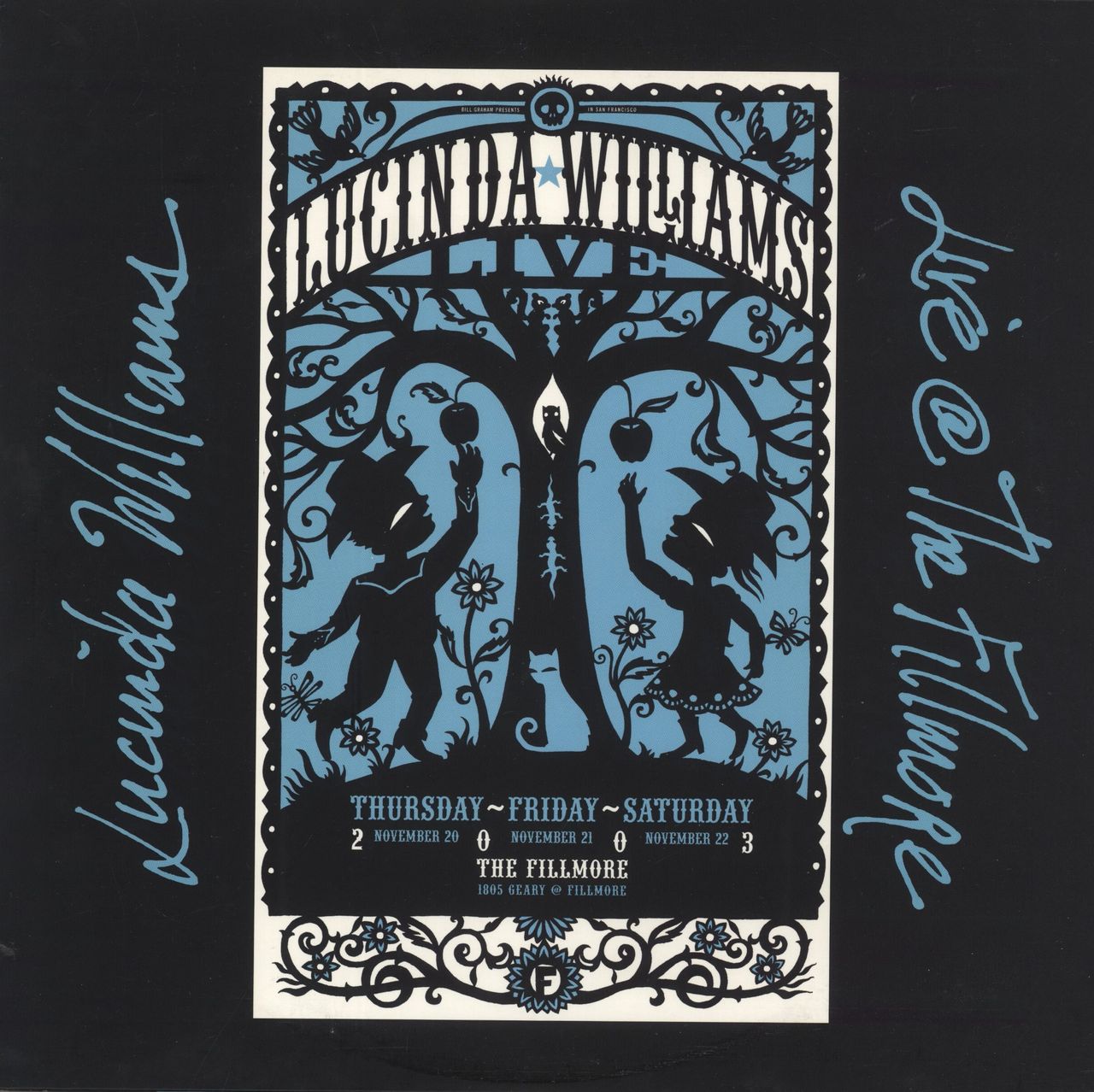 Lucinda Williams Live @ The Fillmore US 3-LP vinyl set