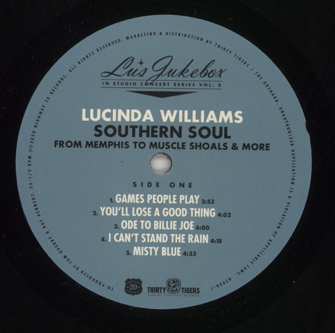 Lucinda Williams Southern Soul (From Memphis To Muscle Shoals & More) US Vinyl LP