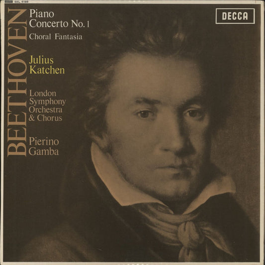 Ludwig Van Beethoven Beethoven: Piano Concerto No. 1 / Choral Fantasia UK Vinyl LP