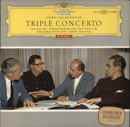 Ludwig Van Beethoven Beethoven: Tripelkonzert = Triple Concerto German Vinyl LP