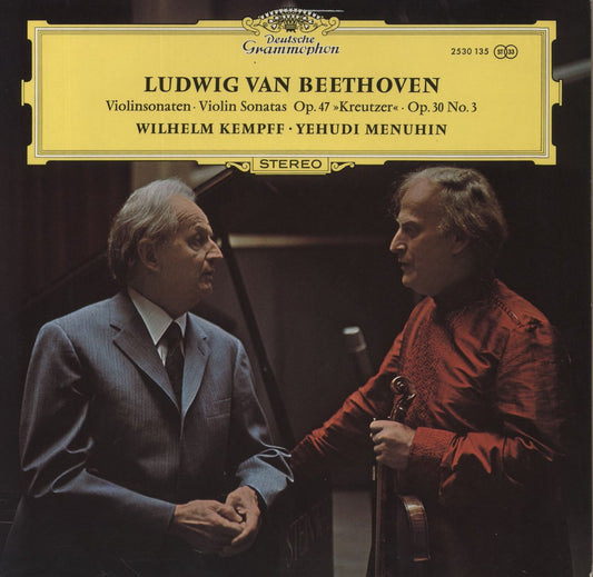 Ludwig Van Beethoven Beethoven: Violinsonaten = Violin Sonatas Op. 47 »Kreutzer« · Op. 30 No. 3 UK Vinyl LP