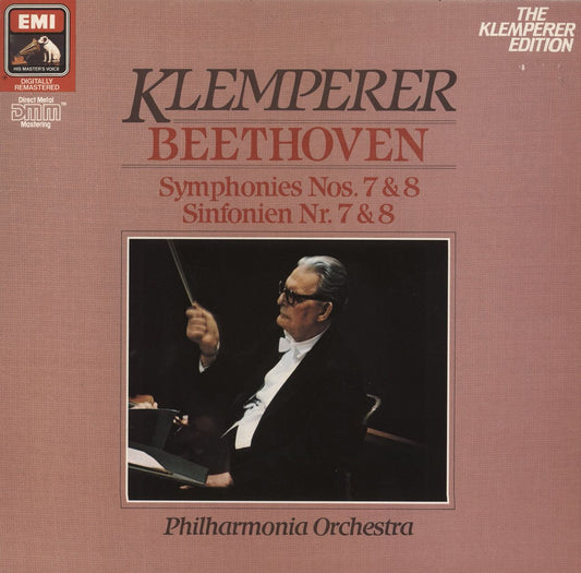 Ludwig Van Beethoven Symphonies Nos. 7 & 8 UK Vinyl LP