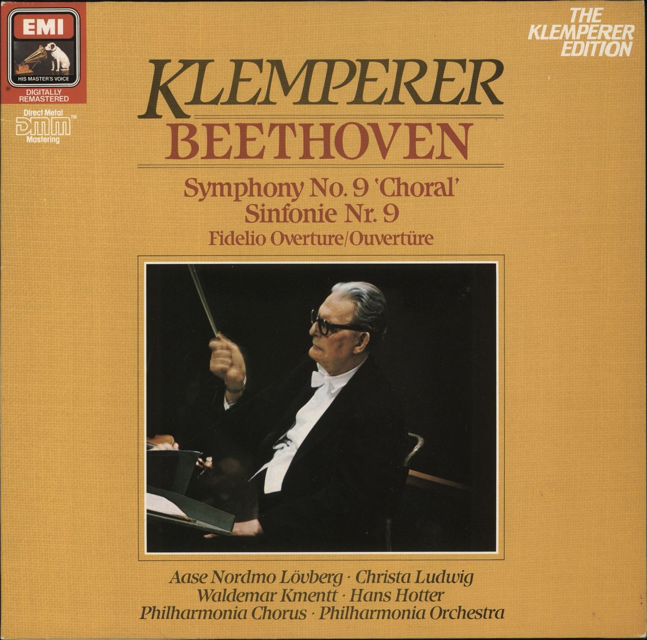 Ludwig Van Beethoven Symphony No. 9 "Choral" / Fidelio Overture UK Vinyl LP