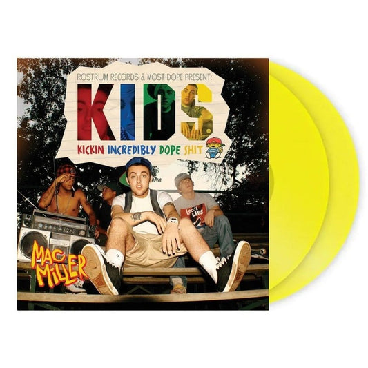 Mac Miller - K.I.D.S. - Translucent Yellow Vinyl LP Record