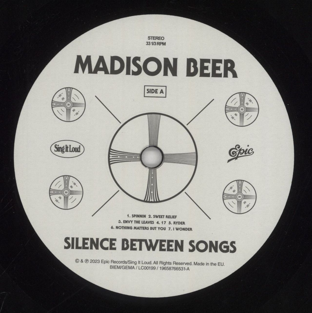 Madison Beer Silence Between Songs UK Vinyl LP