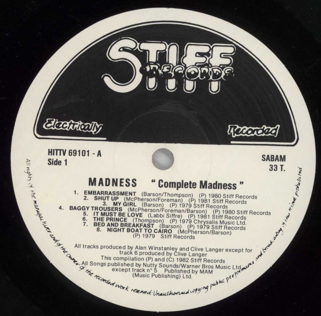 Madness Complete Madness - Shrink UK Vinyl LP