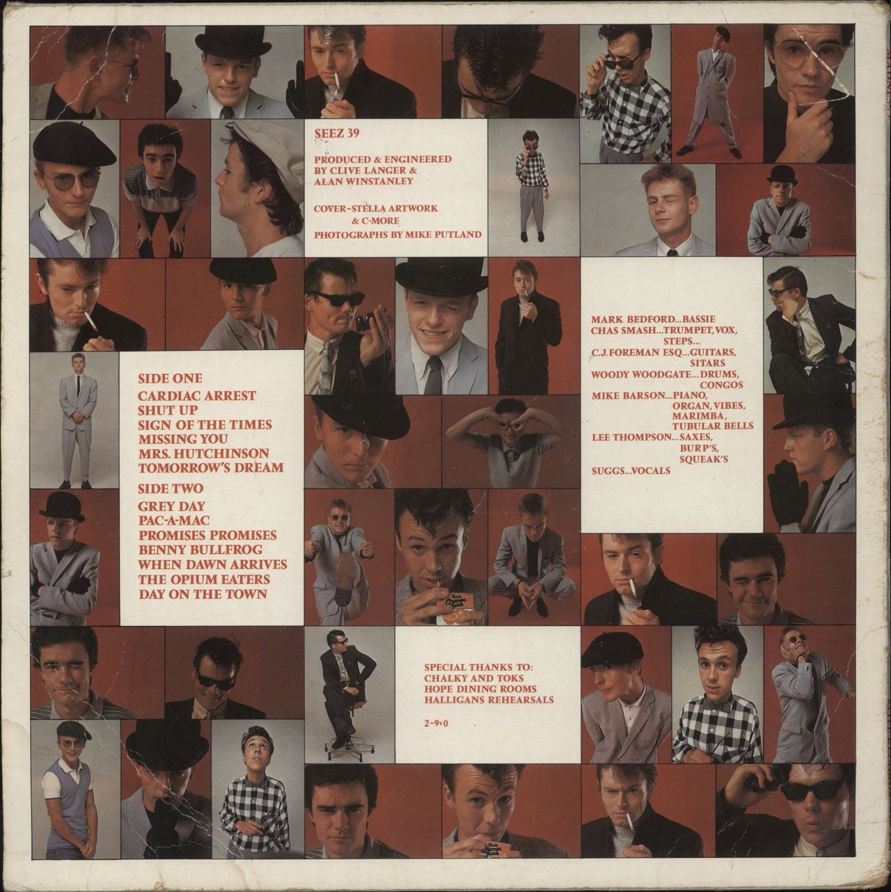 Madness Madness 7 - Autographed UK Vinyl LP