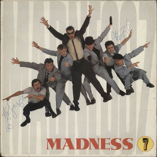 Madness Madness 7 - Autographed UK Vinyl LP