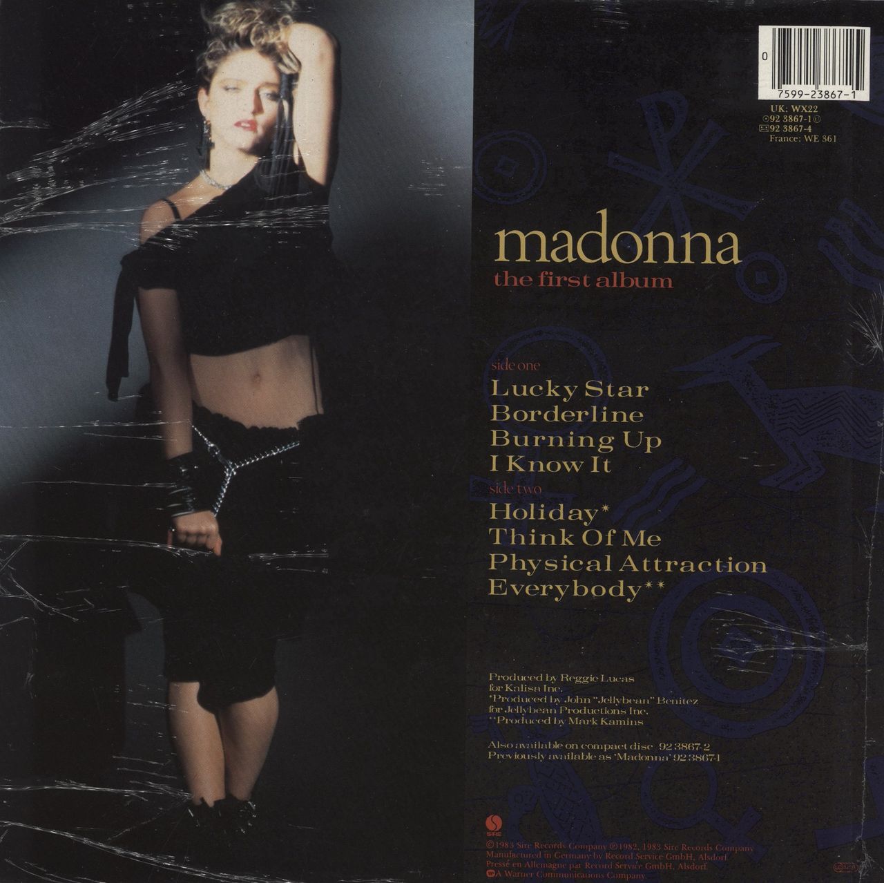 Madonna The First Album UK Vinyl LP